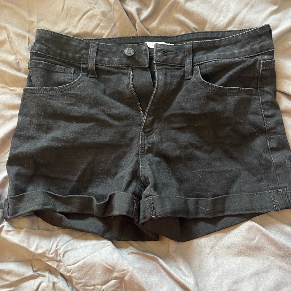 Black jeans shorts in good condition worn twice